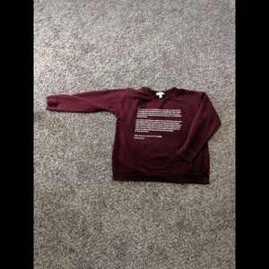 Red Shakespeare Sweat Shirt